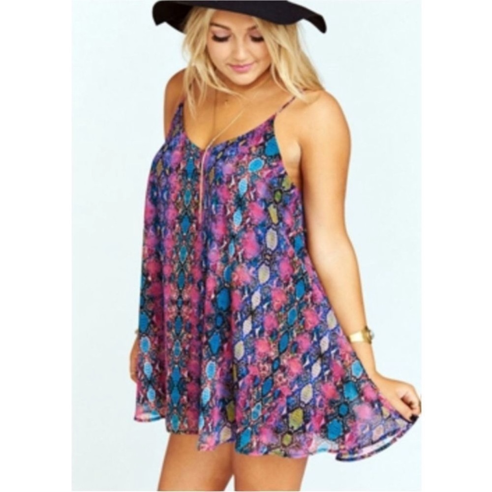 Show Me Your MuMu Oh My Boa Dress Small